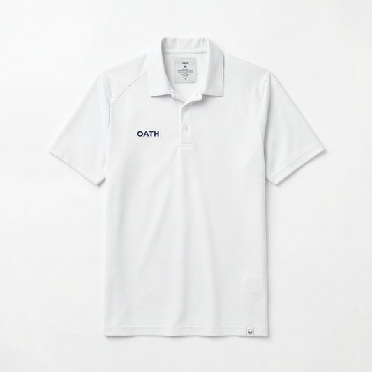 Oath Play Men’s White Polo