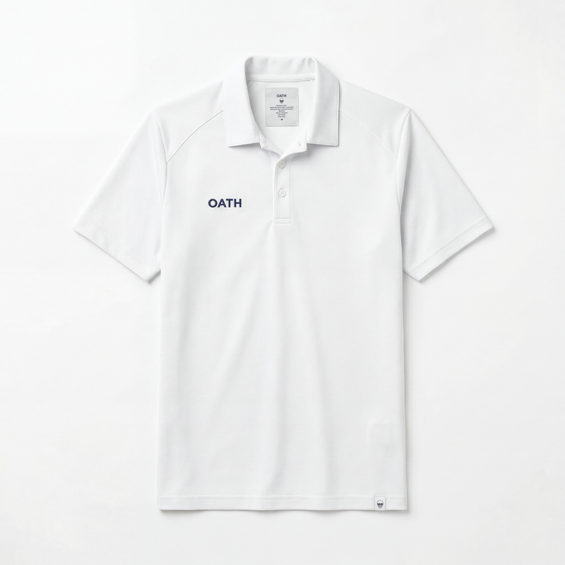 Oath Play Men’s White Polo