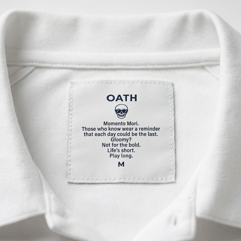 Oath Play Men’s White Polo