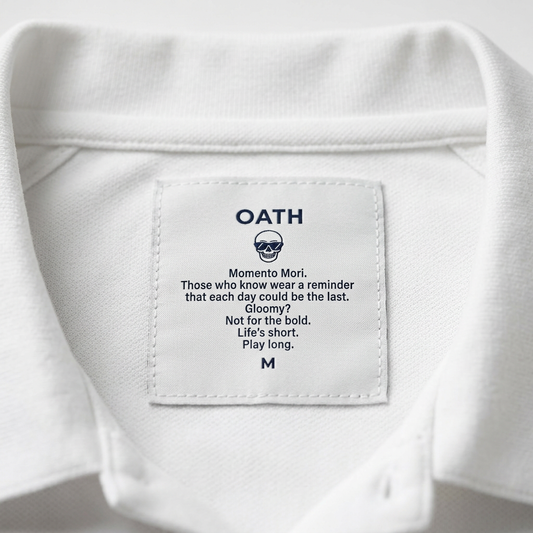 Oath Play Men’s White Polo